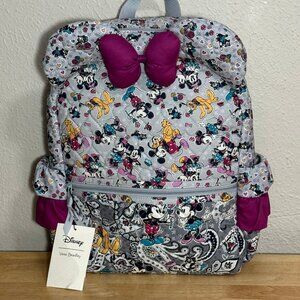 Vera Bradley Minnie Mouse Backpack in Mickey Mouse Piccadilly Paisley NWT
